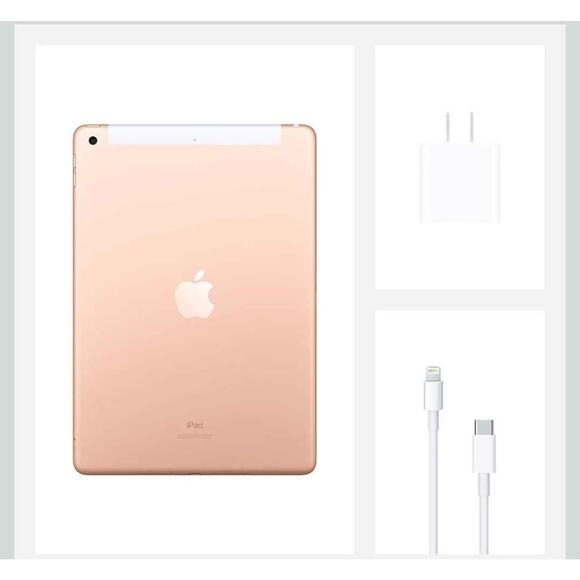 2020 Apple iPad (10.2-inch, WiFi, 128GB) - Gold (Renewed Premium - Picture 9 of 10